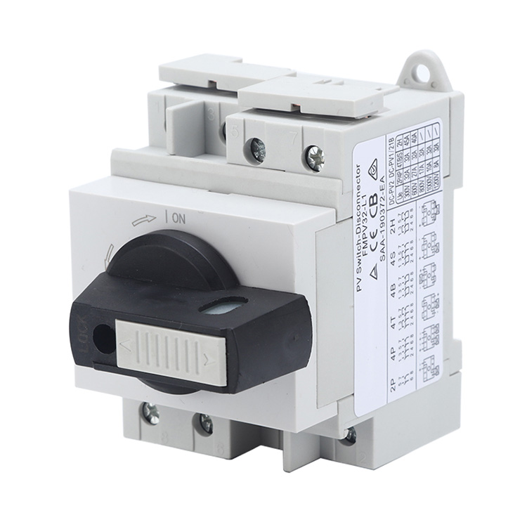 Din Rail-ի վրա տեղադրված DC մեկուսիչ անջատիչ